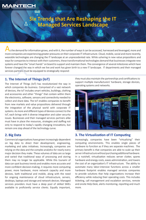 Six Trends Reshaping The Managed Services Landscape Copywriting